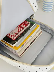 Koreanischer Ins-College-Stil Pünktchen Studenten Rucksack süße Reise Laptop Schultasche