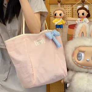 Casual τσάντα shopper από νάιλον μεγάλης χωρητικότητας για γυναίκες, κομψή τσάντα