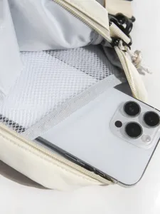 Sac bandoulière léger pour téléphone de sport en plein air, sac de voyage avec poches.