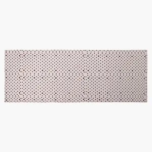 Detailed view of women fashion polka dot scarf shawl headscarf, lightweight fabric.