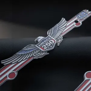 Amerikaans 250-jarig jubileum metalen kentekenplaathouder adelaar auto-accessoire