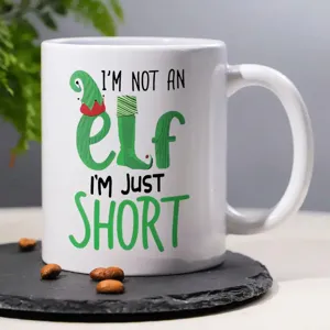 Taza de café de cerámica blanca con texto divertido, perfecta para la oficina y uso diario de café.