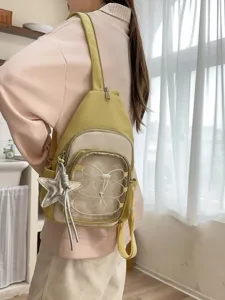 Fashion ita bag 2026 spring new style casual mini backpack multifunctional crossbody chest bag