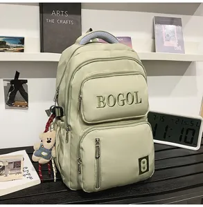 Grosses Kapazitaet Casual Schulrucksack fuer Studenten, vintage japanischer Stil Tagesrucksack.