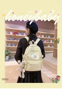 Sweet girl backpack cute school bag for teenage girls casual fashion daypack daily use