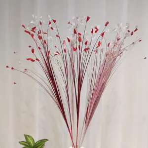 Artificial reed flower bouquet home wedding decorative floral arrangement landscape