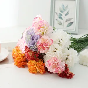 Einzelner Künstlicher Nelken Seidenblumenstiel Realistische Blumenarrangements Für Heimdekoration Restaurant Hotel