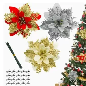 Christougenna Technita Louloudia Hrysoskoni Glitter Kefalia Louloudiakon Stefani Dentoro Diakosmisi Party Spiti