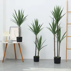 Kunstmatig Zwaard Plant Bonsai Nep Boom Groen Potted Plant Huisdecoratie Woonkamer Kantoor Ornament Binnenhuisarchitectuur