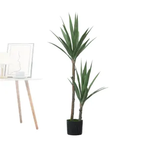 Kunstmatige yucca boom neppe potplant binnen woonkamer vloer decoratie planten