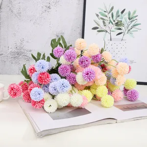Künstliche Ping Pong Chrysantheme Seidenblumen Blumensträuße Künstliche Blumenarrangements Für Heimdekoration Hochzeitsfeier