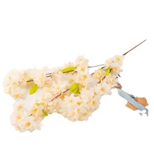 Künstlicher Kirschblüten Zweig Falsche Blume Kunststoff Hochzeit Wohnkultur Deko