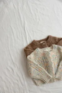 Cardigan in maglia per neonato bambino autunno inverno, morbido maglione caldo bottoni.
