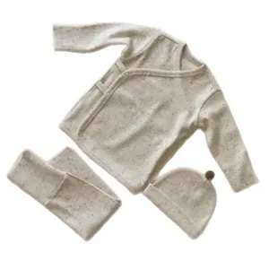 Baby katoenen monnik pak set, lange mouw top en broek voor de lente en de herfst.