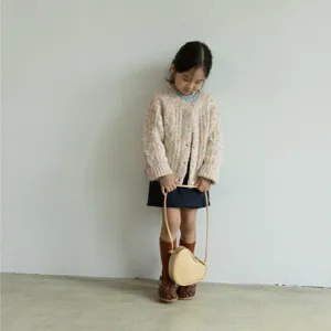 Bellissimo cardigan in maglia per neonato in autunno e inverno, cappotto caldo bimbo.