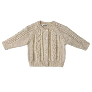 Neonato inverno comodo cardigan in maglia pullover con punti colorati, carina giacca bottoni