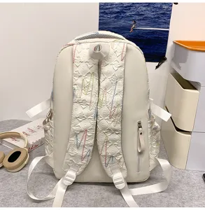 Waterproof casual minimalist large capacity school travel backpack for daily use.