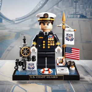 Military Building Blocks Minifigures Action Figure Toys Soldier Scene Model Desktop Decoration Gift