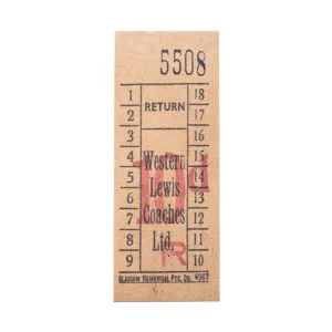 Vintage railway ticket journaling stickers, retro paper scrapbooking material supplies for DIY craft