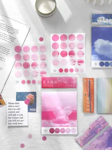 Ins ästhetische süße Planer dekorative Aufkleber Set, kreative Pastell Wolke Sticker.