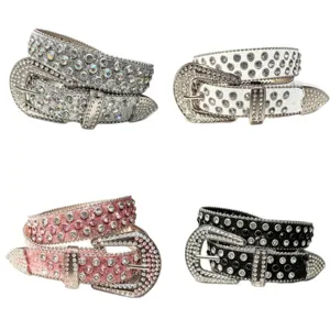 Ceinture strass femme scintillante cristal ceinture taille mode accessoires étincelants
