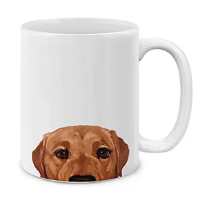 Tazza da Caffè in Ceramica Moderna Carino Modello Illustrazione Cane Ufficio Casa Articoli da Bere Tazza Regalo