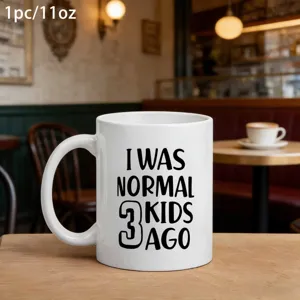 Witte keramische koffiemok 11oz met grappige quote, perfect origineel kantoorcadeau.