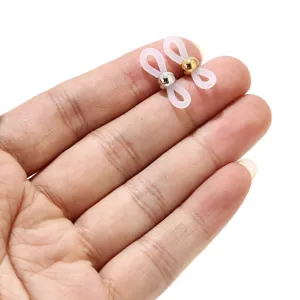 Silicone anti-slip rings for eyeglass chains, mask straps, and jewelry accessories detail.