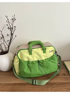 Dopamin farbblockierende Reisetasche, große Kapazität, leichte Sport- und Fitnesstasche.