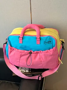 Große Reisetasche Mit Unabhängigem Schuhfach Trocken-Nass-Trennung Farbakzent Sporttasche Schultertasche Für Reisen
