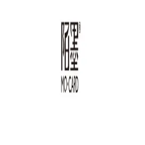 Momo MO-CARD brand logo detail image for decorative stationery and stickers display.