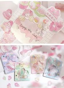 Cute Washi Sticker Pack Nana Cherry Blossom Series Decorative Journaling Stationery Supplies