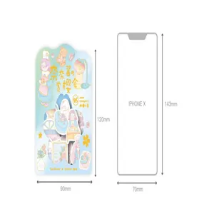 Letter's Lover Washi Sticker Pack Sakura Series Cute Girl Journal Decorative Stickers 45pcs
