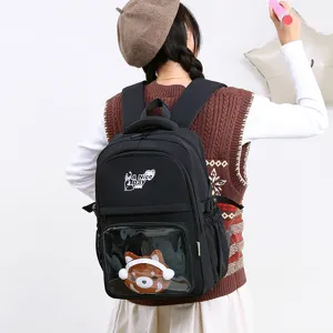 Japanischer Stil große Kapazität Ita-Bag Rucksack mit Sichtfenster für Studenten Anime-Fans.