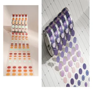 PET dot washi tape aesthetic journal decorative masking tape bullet diary cute stationery item
