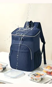 Waterproof insulated cooler backpack for outdoor travel picnic food lunch box storage