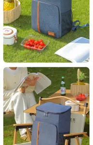 Insulated backpack picnic lunch bag waterproof thermal travel outdoor camping cooler bag