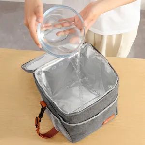 Insulated lunch bag waterproof cooler bag portable picnic thermal food storage box tote bag