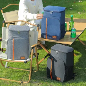 Multi-Functional Insulated Backpack Thermal Cooler Bag Large Capacity Picnic Travel Lunch Bag For Unisex