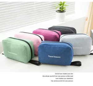Sac de cosmétiques de voyage étanche portable multicolore grande capacité trousse de toilette