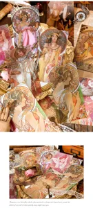 Vintage Art Journaling Material Pack Retro Decorative Cards Scrapbook Journal Set