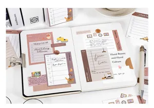 Notas adhesivas estéticas Infeel.Me para scrapbooking de diario y papelería decorativa DIY.