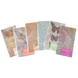 Vintage TN journal material paper pack, retro aesthetic collage scrapbooking supplies.