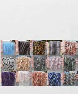 Natural stone optimized round loose beads for DIY bracelet jewelry accessories wholesale