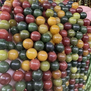 Natural stone optimized loose round beads DIY bracelet jewelry accessories wholesale