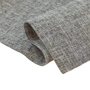 Thickened linen table runner solid color gray simple dining table cloth home hotel decor