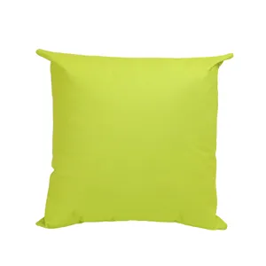 Solid color short plush pillowcase for living room sofa and cozy bedroom bedside use.