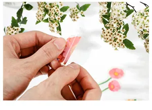 Shiny PET sticker pack featuring floral plant designs for journaling and crafting projects.