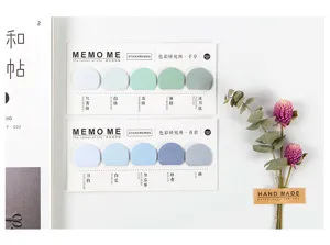 infeel.me sticky notes memo pad color series aesthetic stationery adhesive notes for journaling