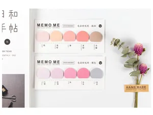 infeel.me aesthetic sticky notes memo pad color research series cute stationery supplies